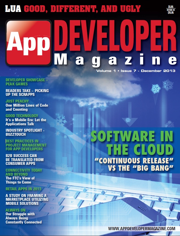 App Developer Magazine Cover Dec13