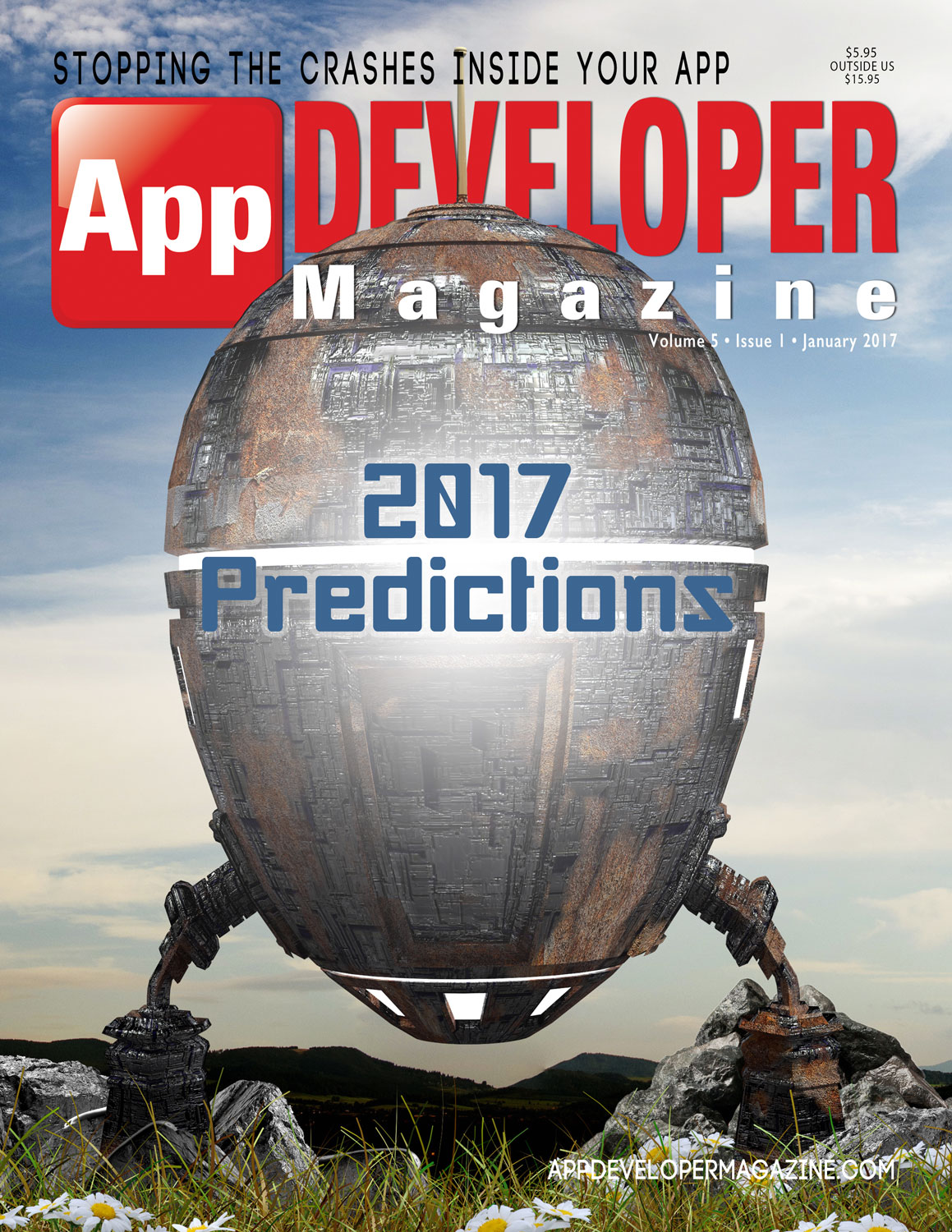 App Developer Magazine January 2017 Cover