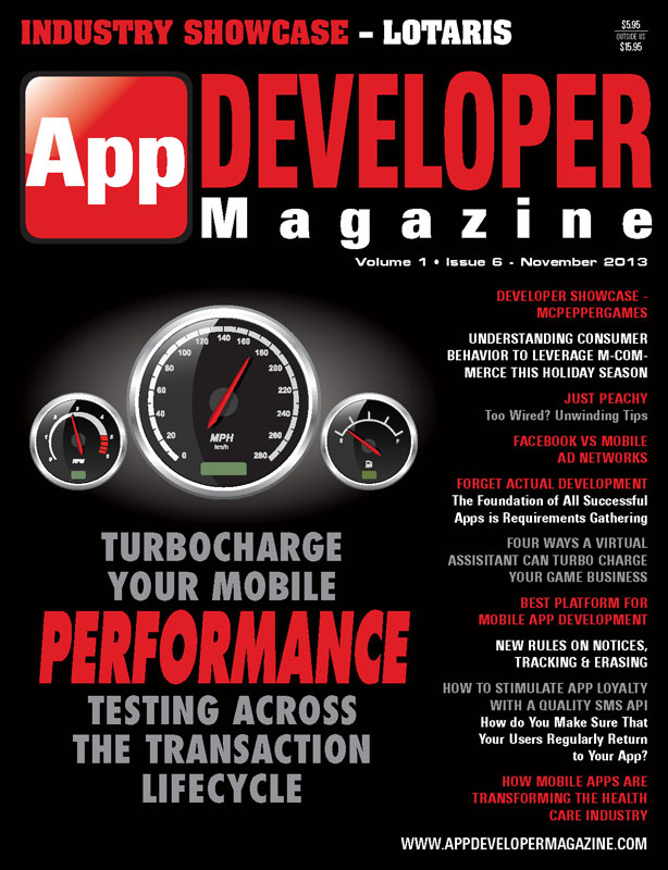 App Developer Magazine November 13 Cover