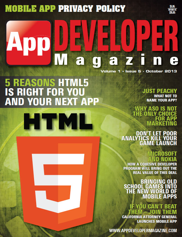 App Developer Magazine Oct Cover