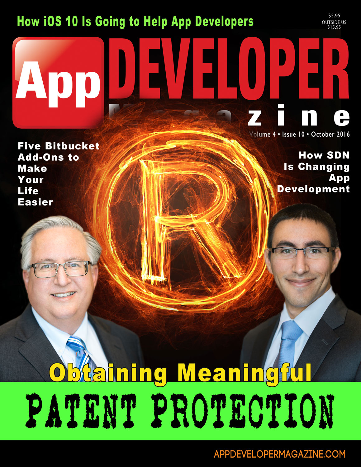 App Developer Magazine October 2016 Cover
