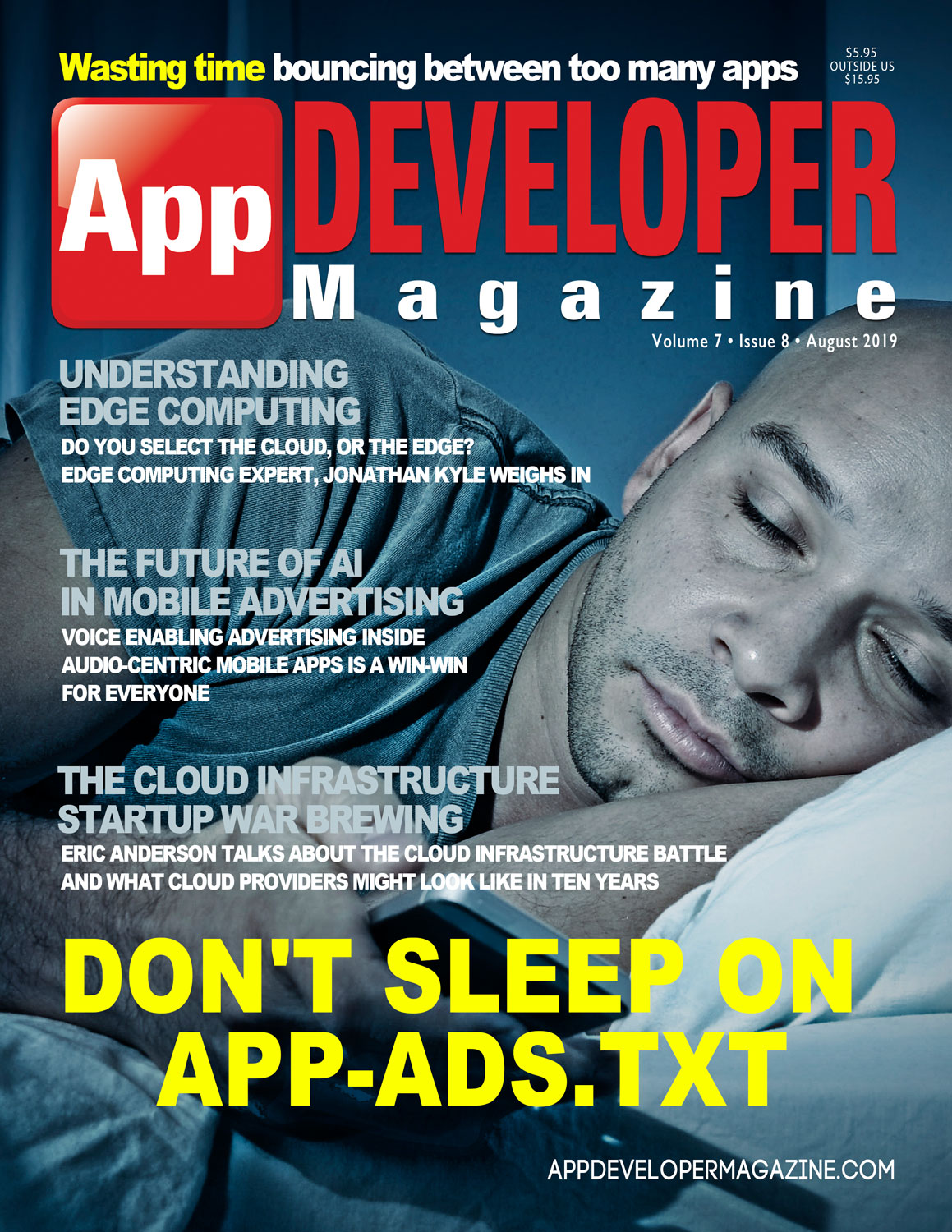 App Developer Magazine August 2019 Cover