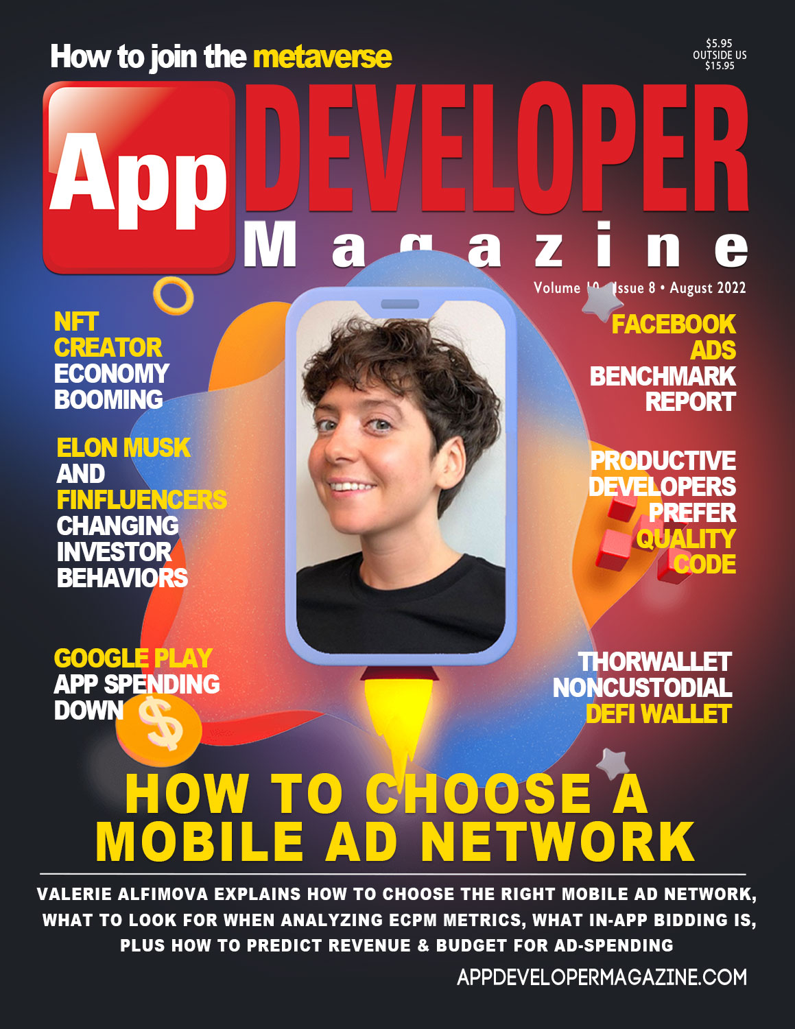 App Developer Magazine August 2022 Cover