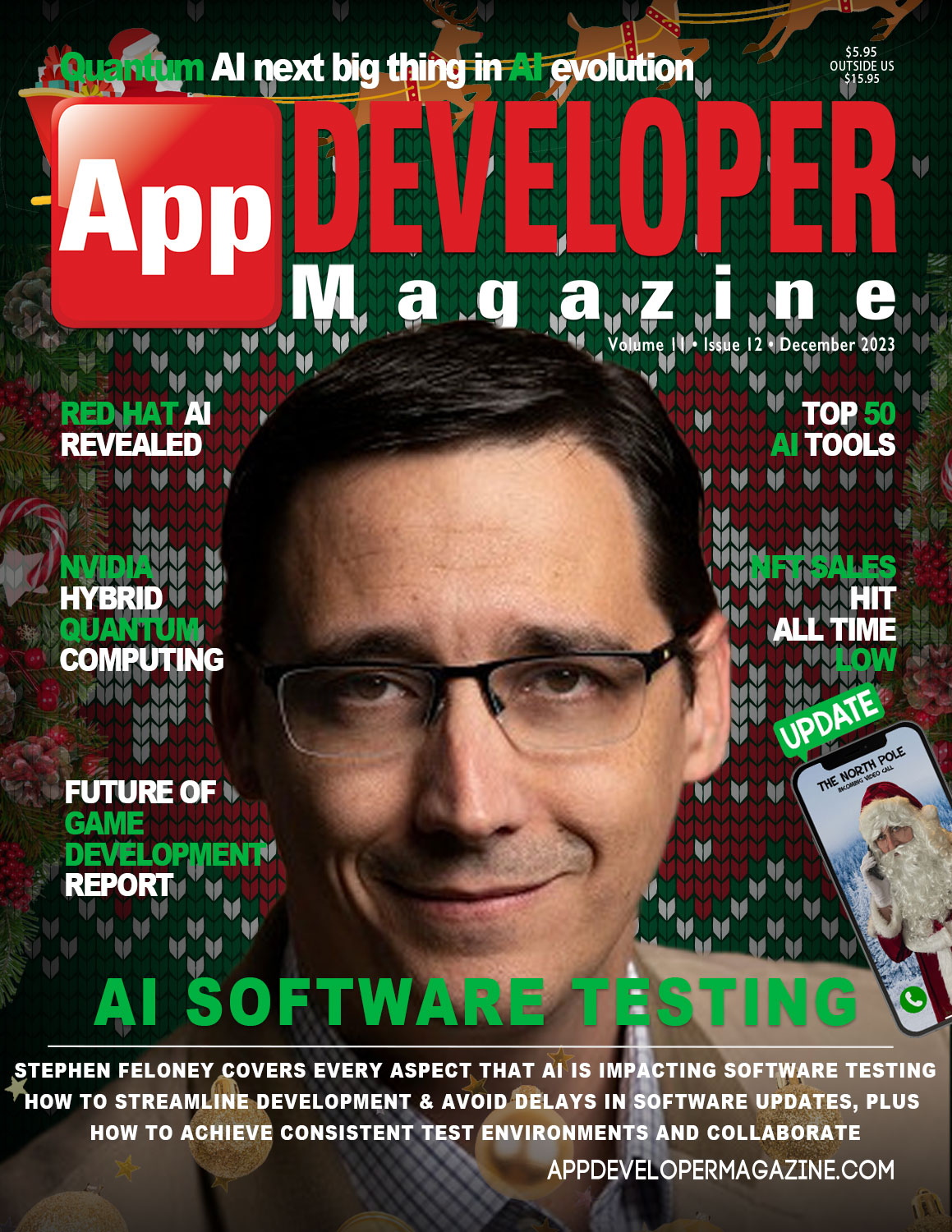 App Developer Magazine December 2023 Cover