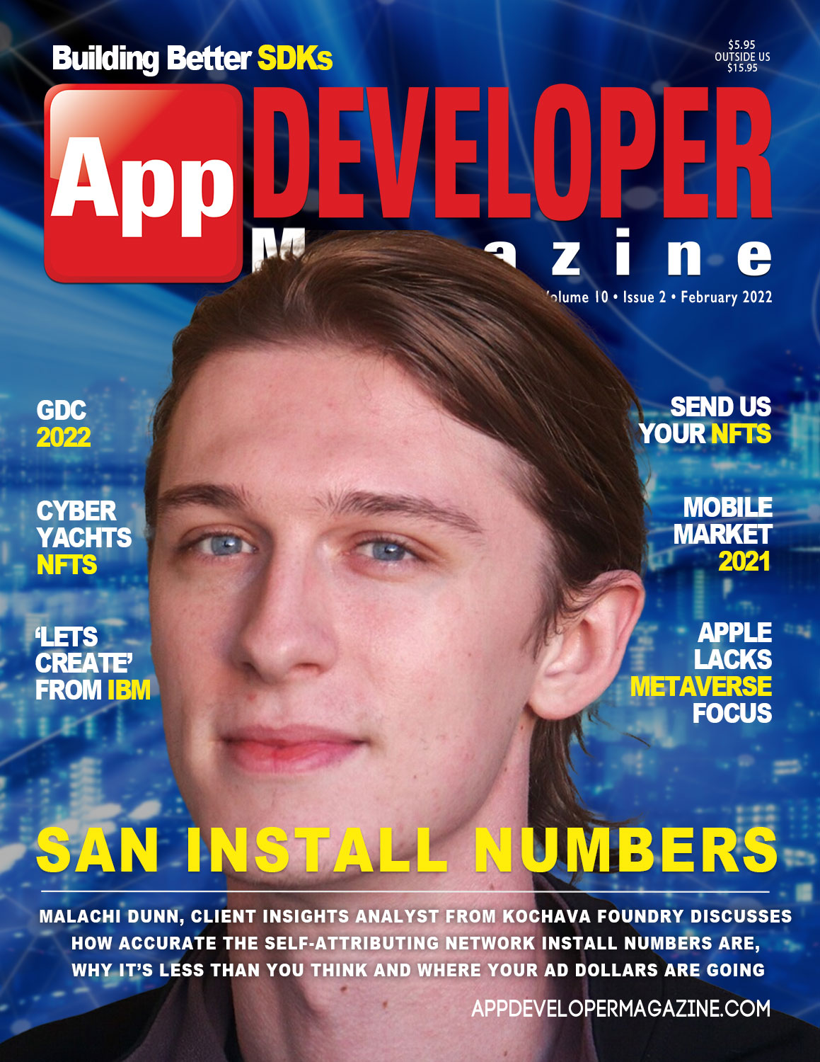 App Developer Magazine February 2022 Cover