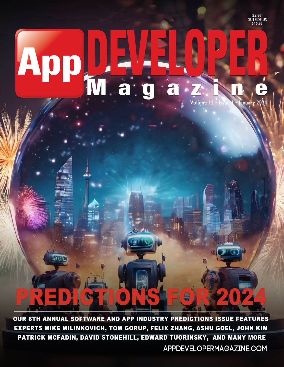 App Developer Magazine January 2024 Cover