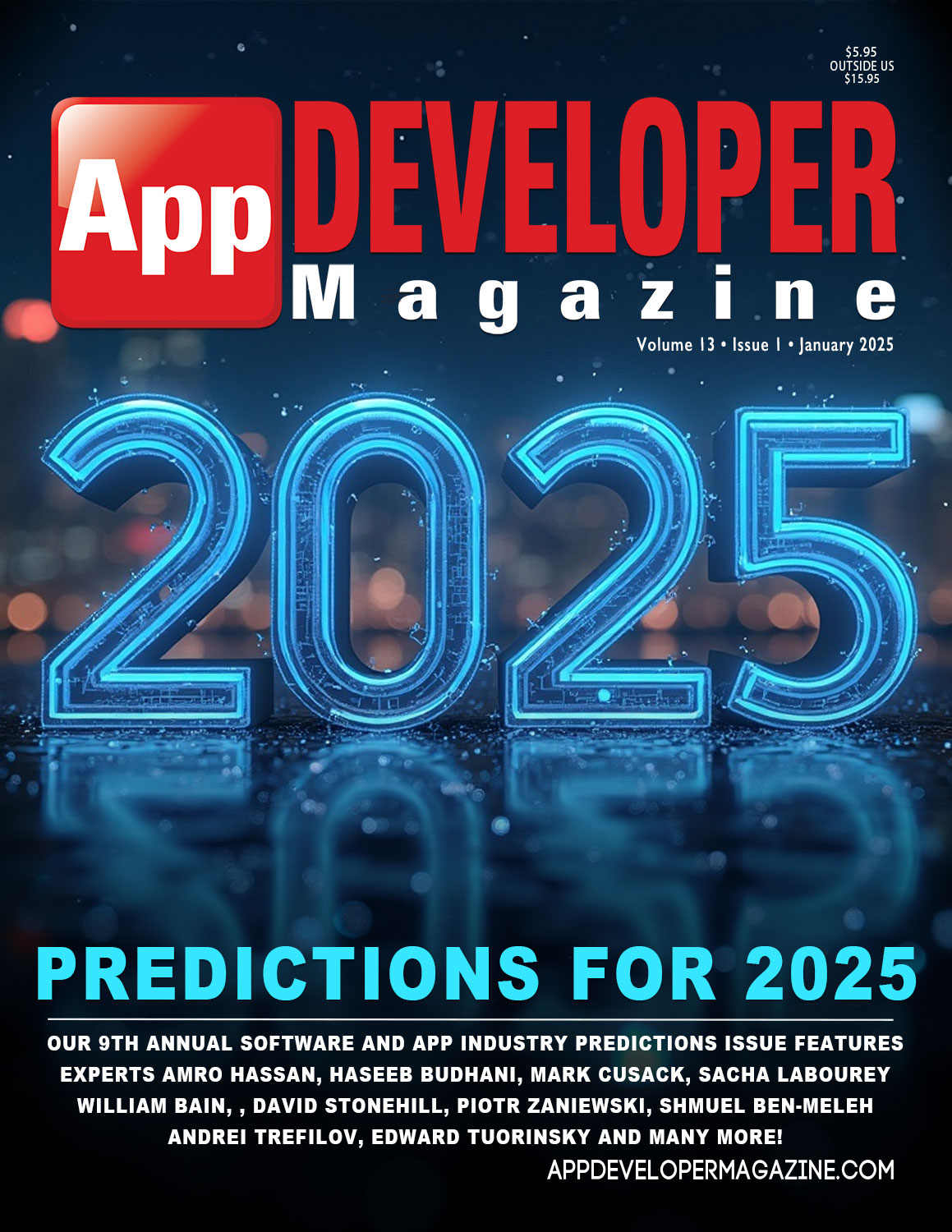 App Developer Magazine January 2025 Cover