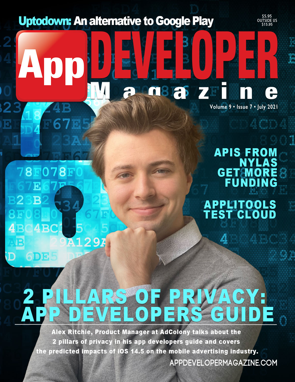 App Developer Magazine July 2021 cover