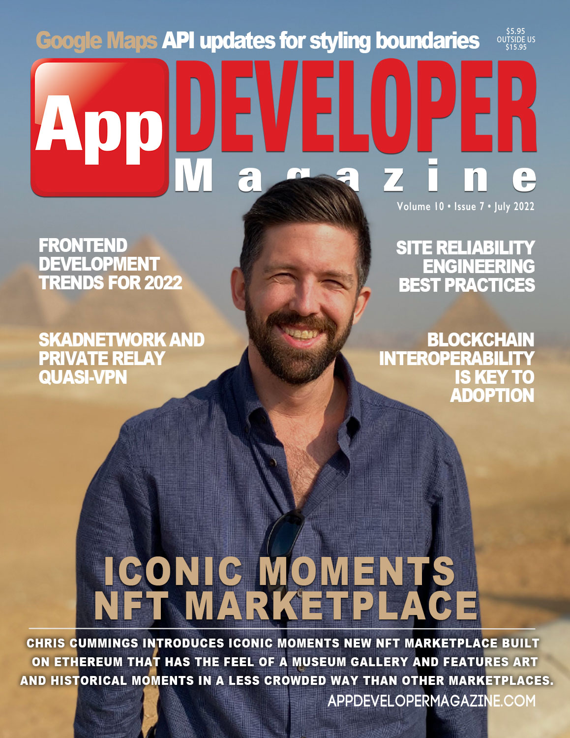 App Developer Magazine July 2022 Cover