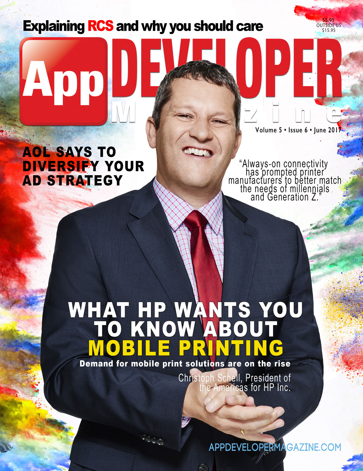 App Developer Magazine June 2017 Cover