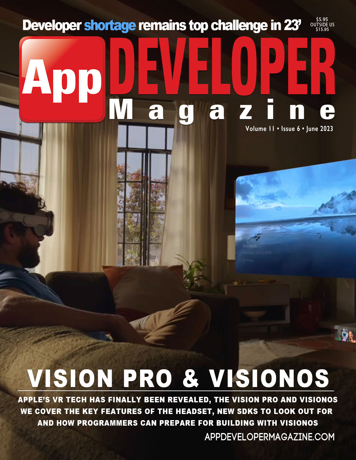 App Developer Magazine June 2023 Cover