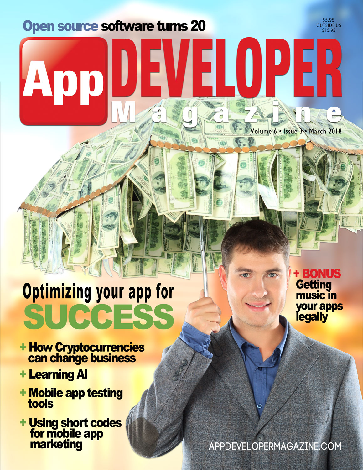 App Developer Magazine March 2018 Cover