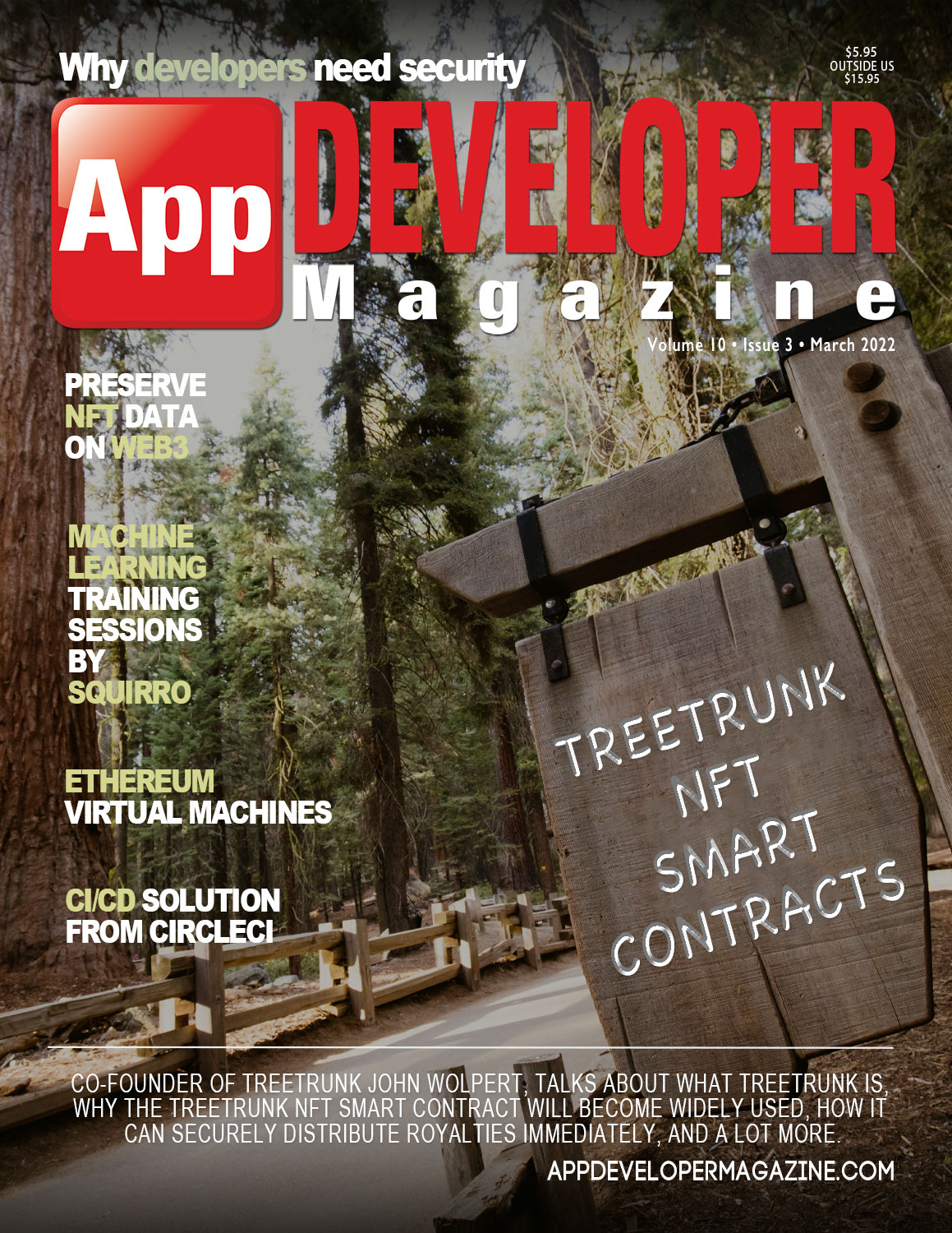 App Developer Magazine March 2022 Cover