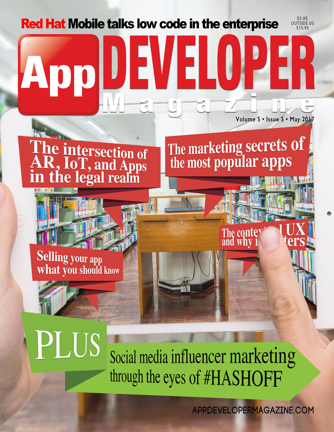 App Developer Magazine May 2017 Cover