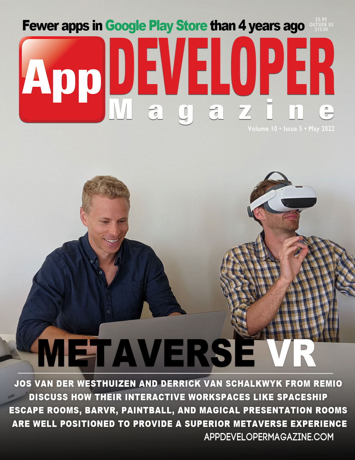 App Developer Magazine May 2022 Cover