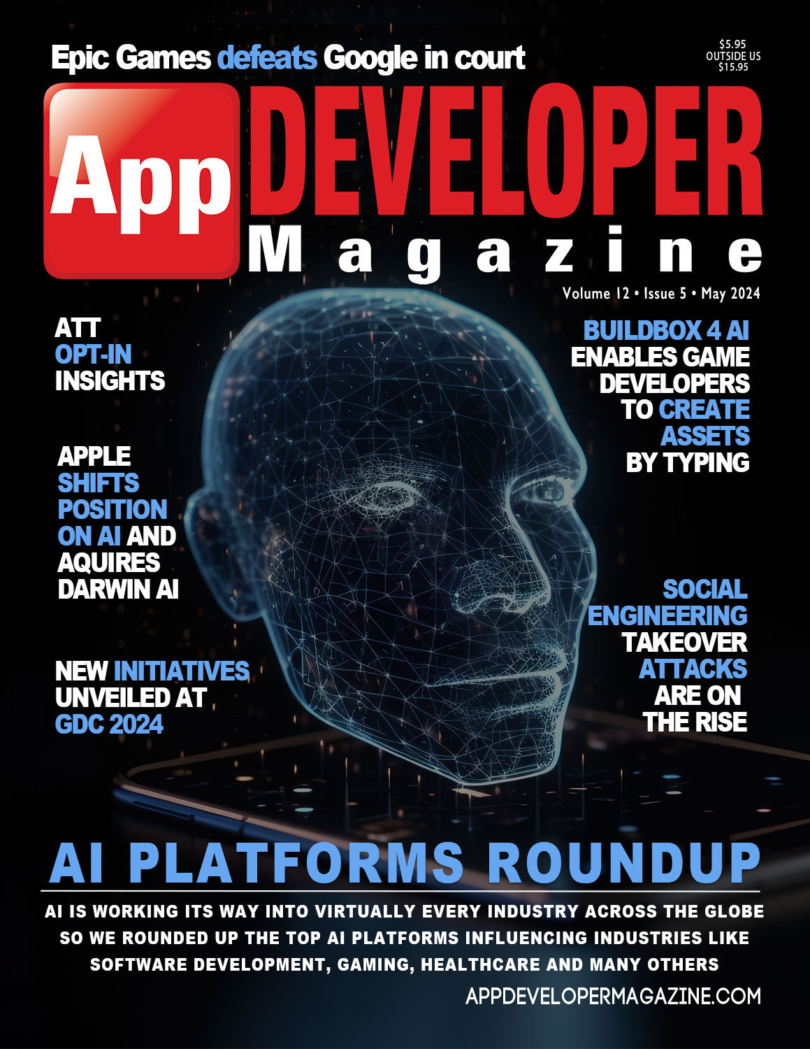 App Developer Magazine May 2024 Cover