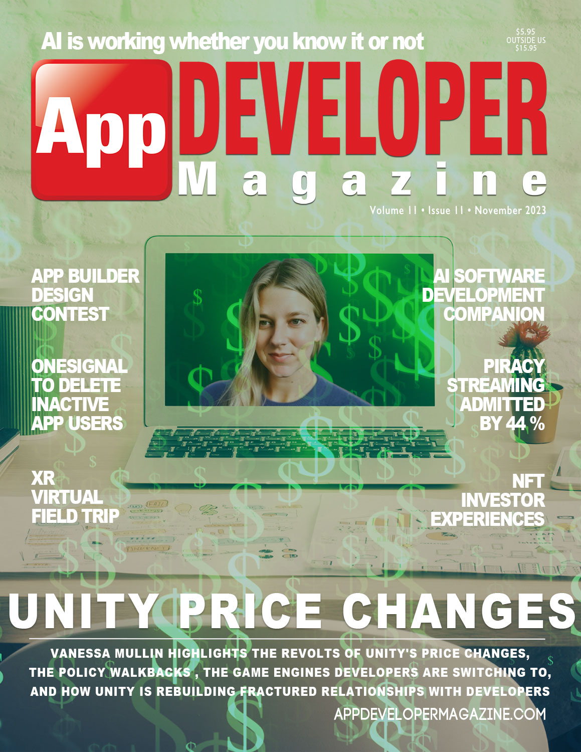 App Developer Magazine November 2023 Cover