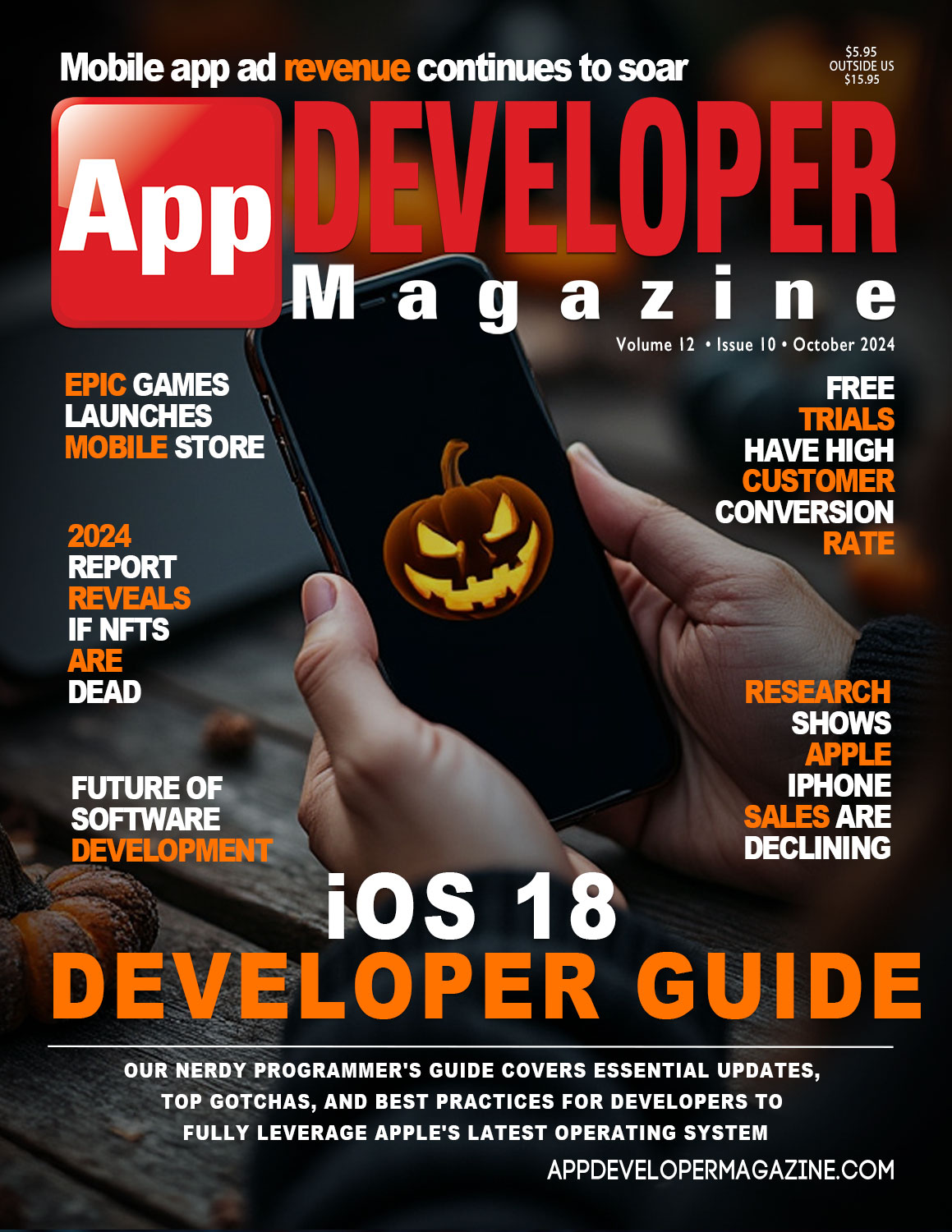 App Developer Magazine October 2024 Cover