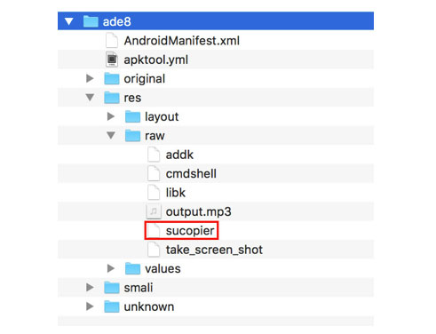 Pegasus Uses Framaroot Exploit Binary