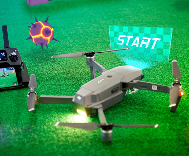 An augmented reality game for DJI drone users