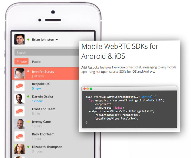 Respoke Launches WebRTC Functionally for iOS and Android App