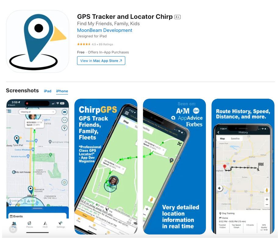 Geofencing Geocaching and Route History Tracking