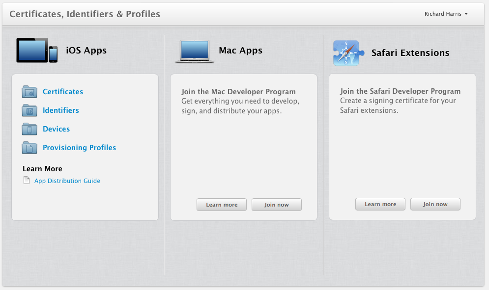 Apple Dev Center gets a Unified View of Certificates and More