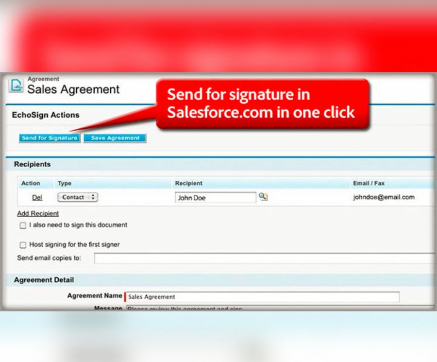Adobe Releases New EchoSign Electronic Signature Capabilities For Salesforce Customers