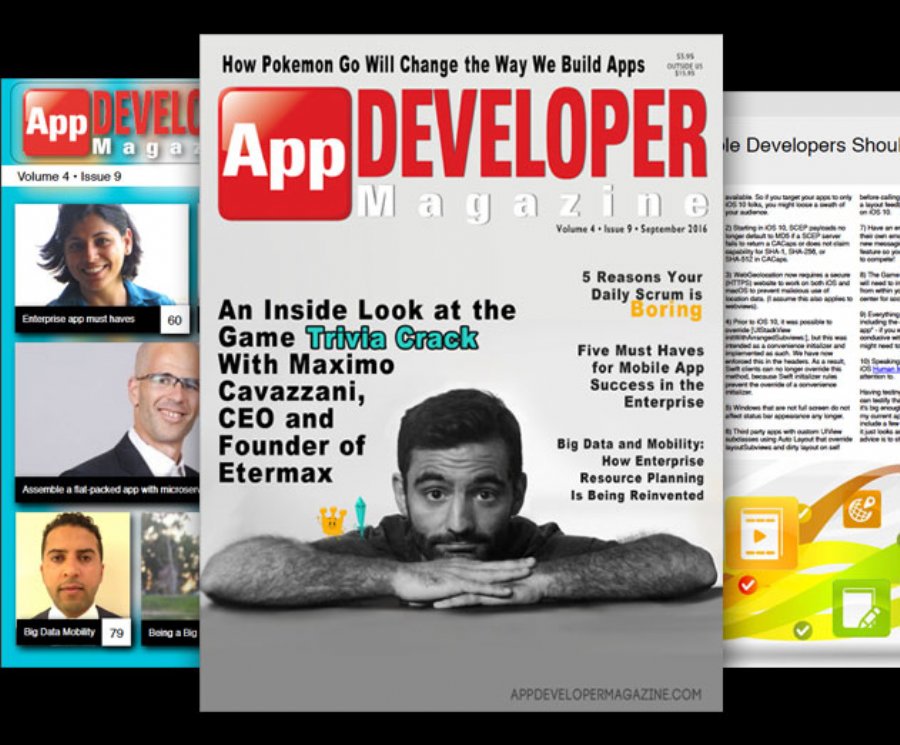 Our 40th Issue Published Today: App Developer Magazine September 2016