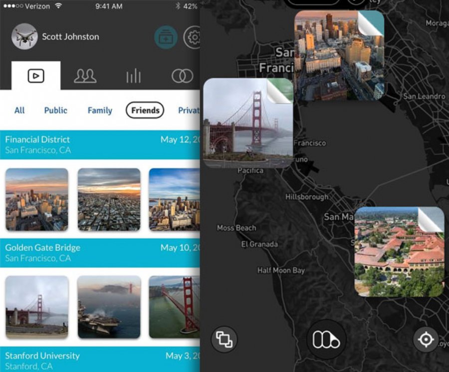 Memery launches a new drone video app called Dragonfly