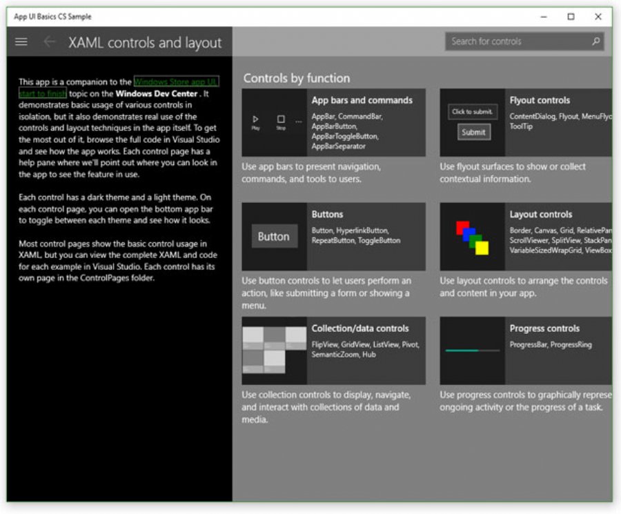 Microsoft Provides Sample Features and APIs for Universal Windows Apps