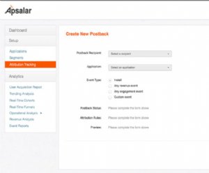 Track App Events with New Apsalar Self Service Postback Tool