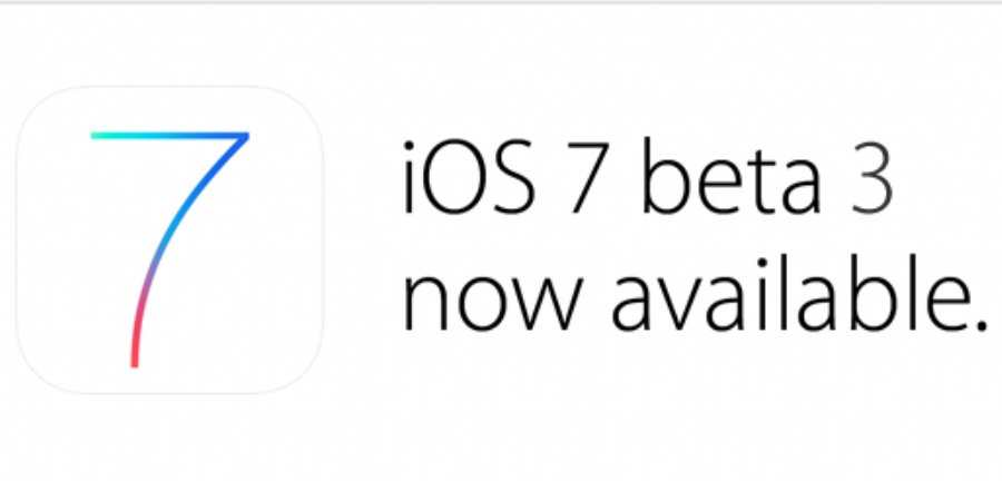 iOS7 Beta 3 is out