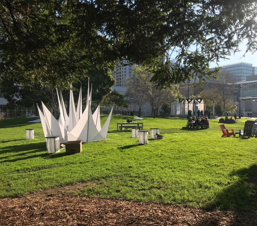 Yerba Guena gardens at GDC 2019